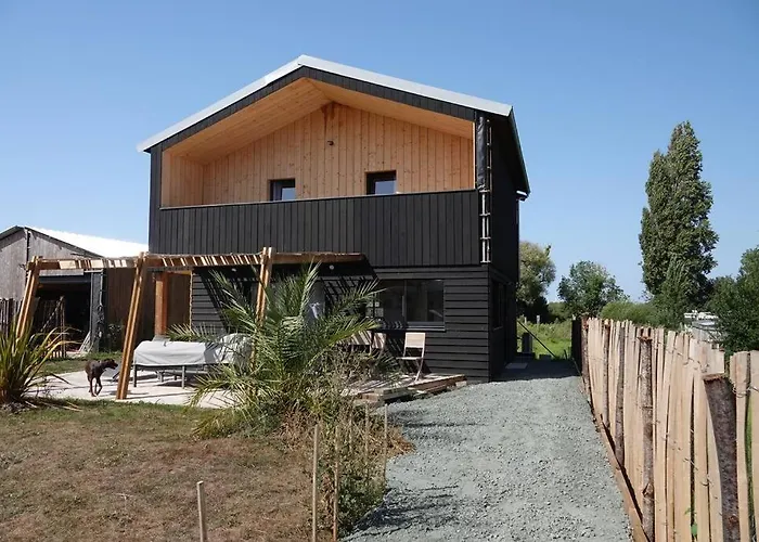 Maison Bois Les Conches 6/8 Pers 롱주빌 쉬르메르